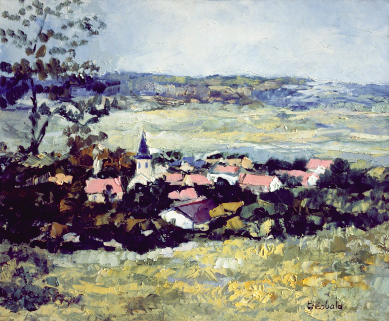Dorp in Bourgondië door Renee Theobald