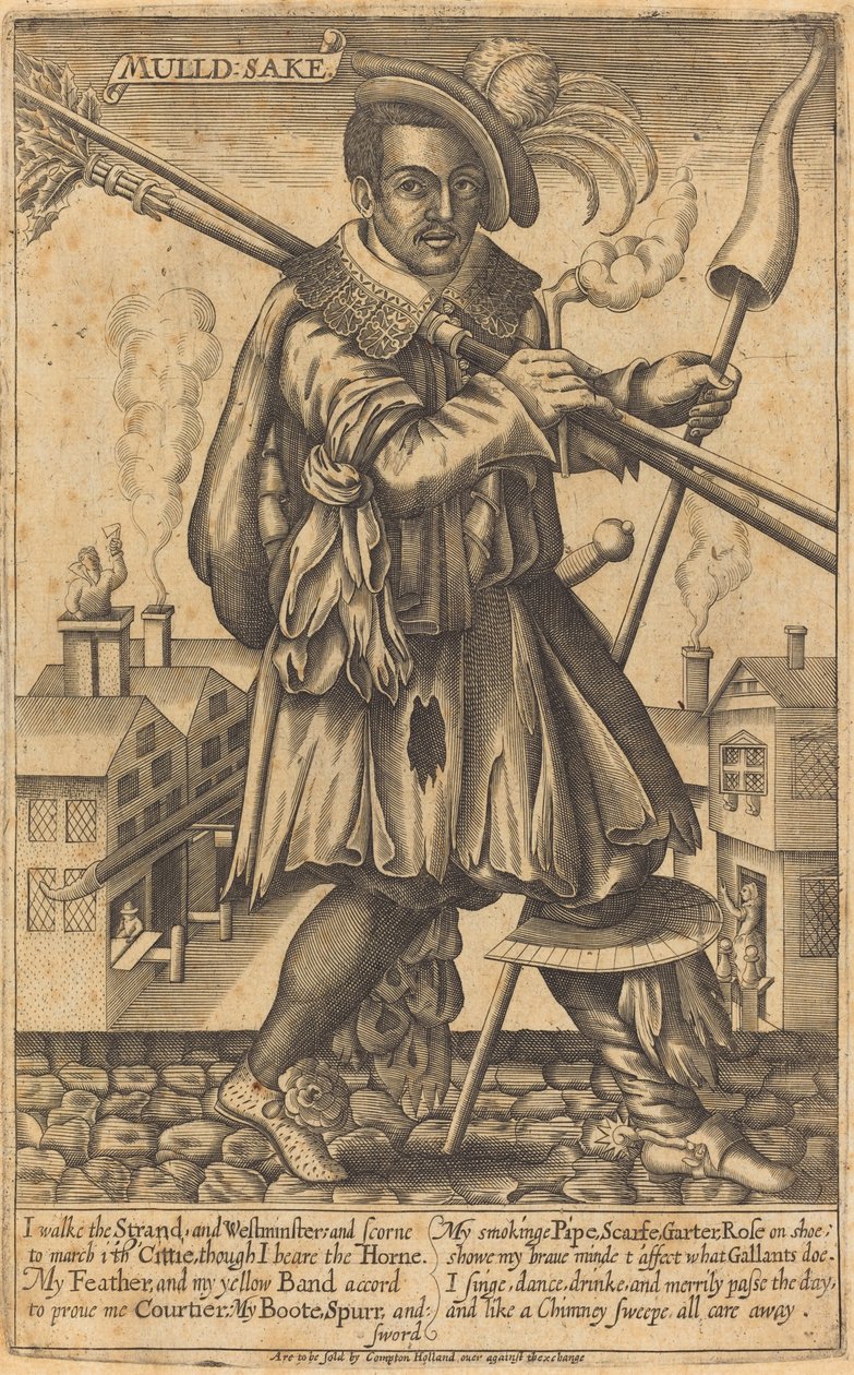Mulld:Sake (Portret van John Cottington) door Renold Elstrack
