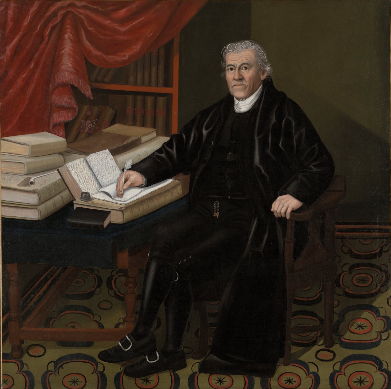 Dominee Ammi Ruhamah Robbins (1740) door Reuben Moulthrop