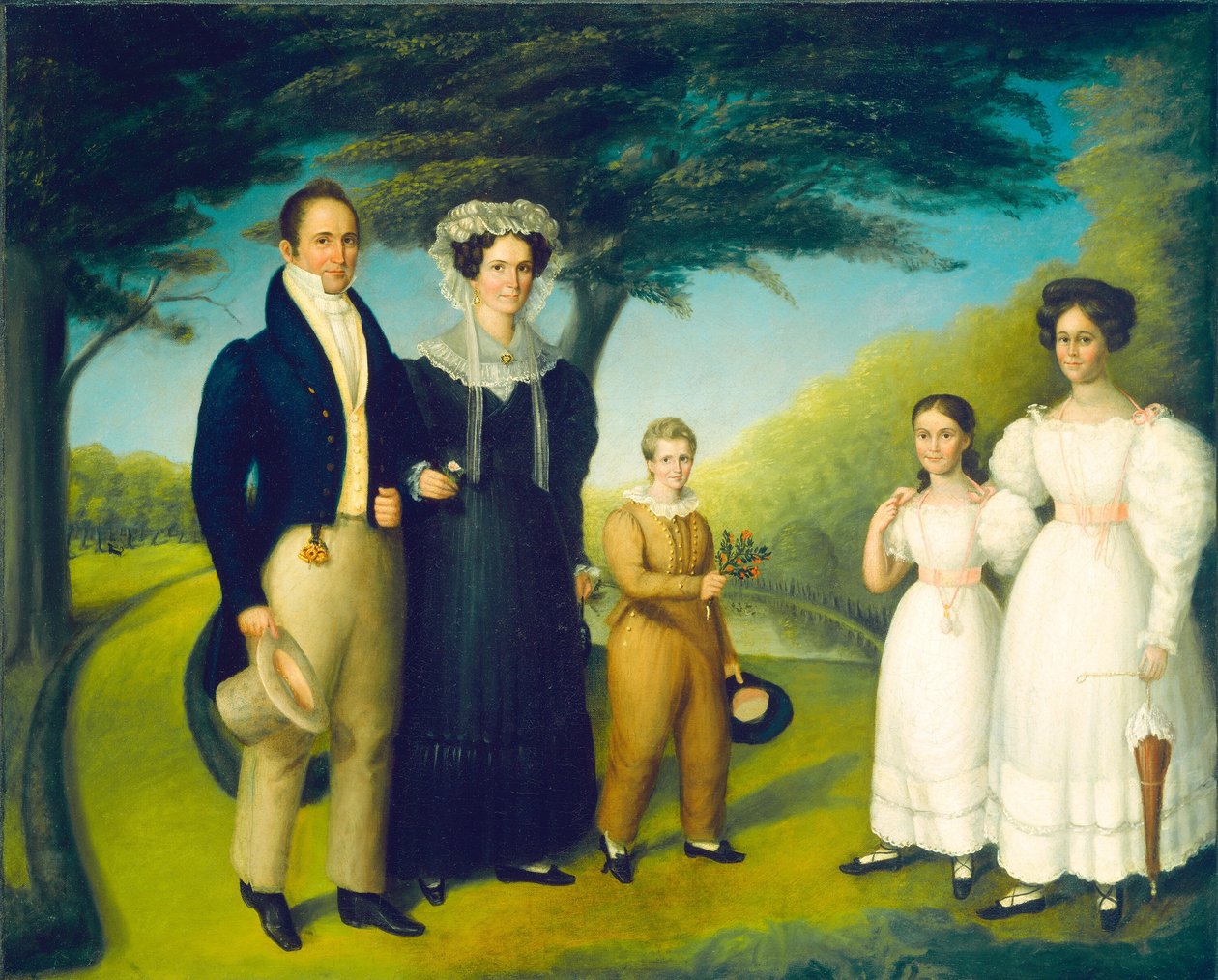 Dr. John Safford en Familie door Reuben Rowley