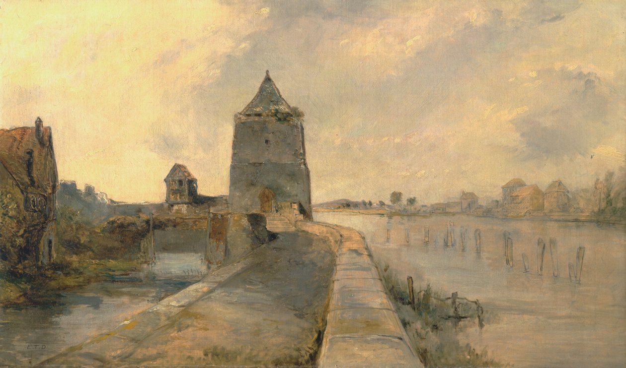 De Rijn bij Konstanz door Rev. Edward Thomas Daniell