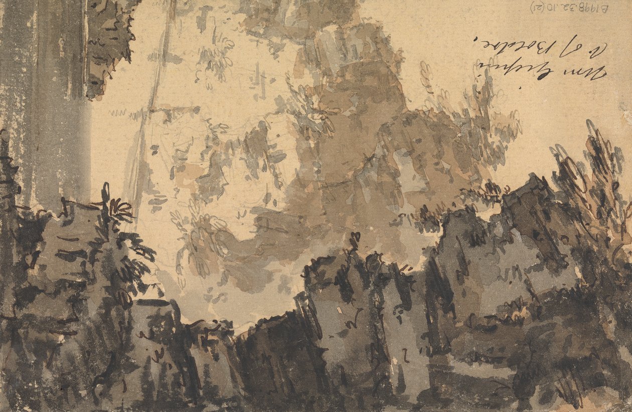 Landschap (onafgewerkt) door Rev. William Gilpin