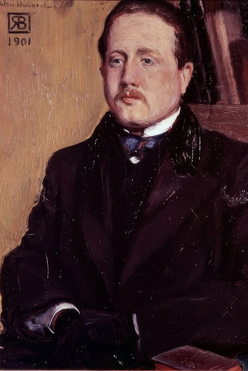 Trinidad Martínez Ruiz (Azorín) door Ricardo Baroja