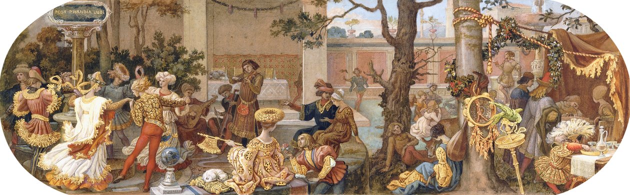 Een Florentijns Festival: Tijdverdrijf na de Lunch door Ricciardo Meacci