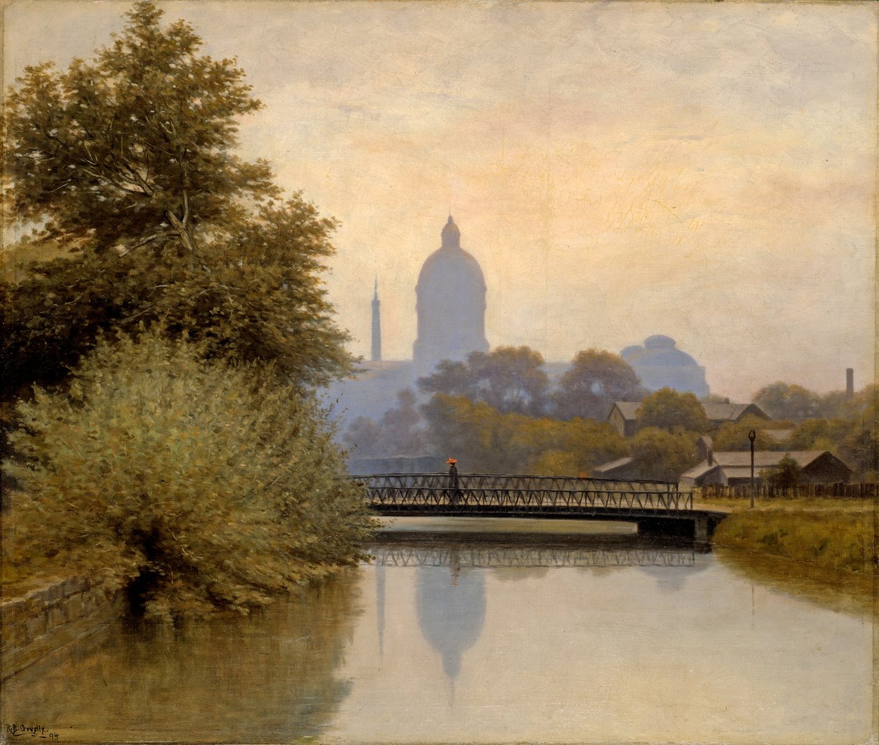 Het kanaal ochtend effect door Richard Buckner