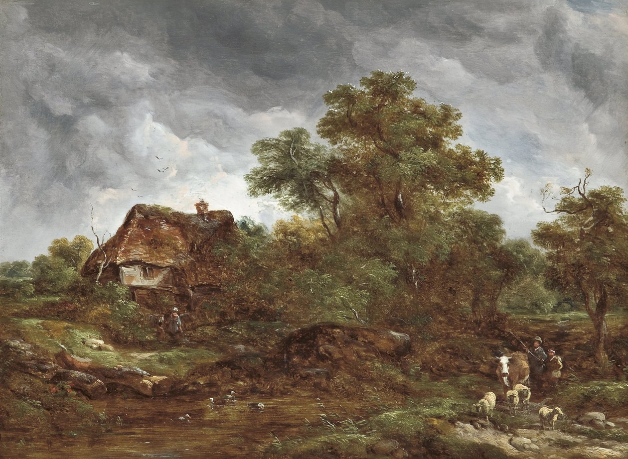 Landschap door Richard Hilder