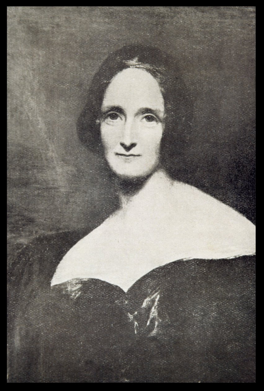 Mary Wollstonecraft Shelley (1797-1851) door Richard Rothwell