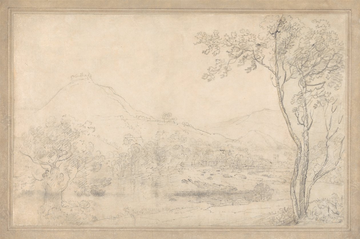 Kasteel Dinas Bran, Wales door Richard Wilson