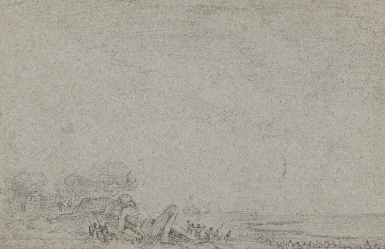 Gulliver Gebonden door de Lilliputters door Richard Wilson