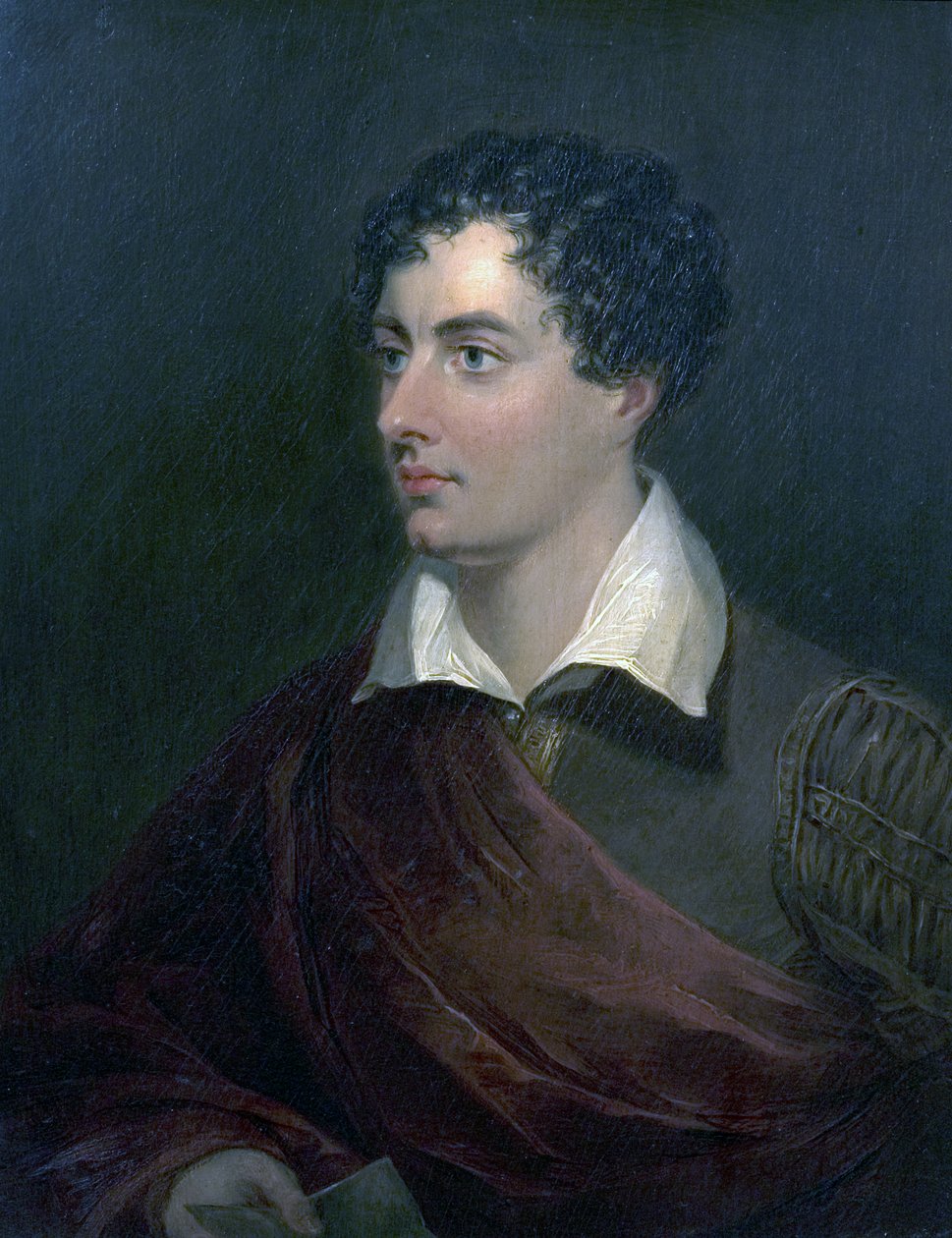 6e Lord Byron, ca. 1825 door Richard attr. to Westall