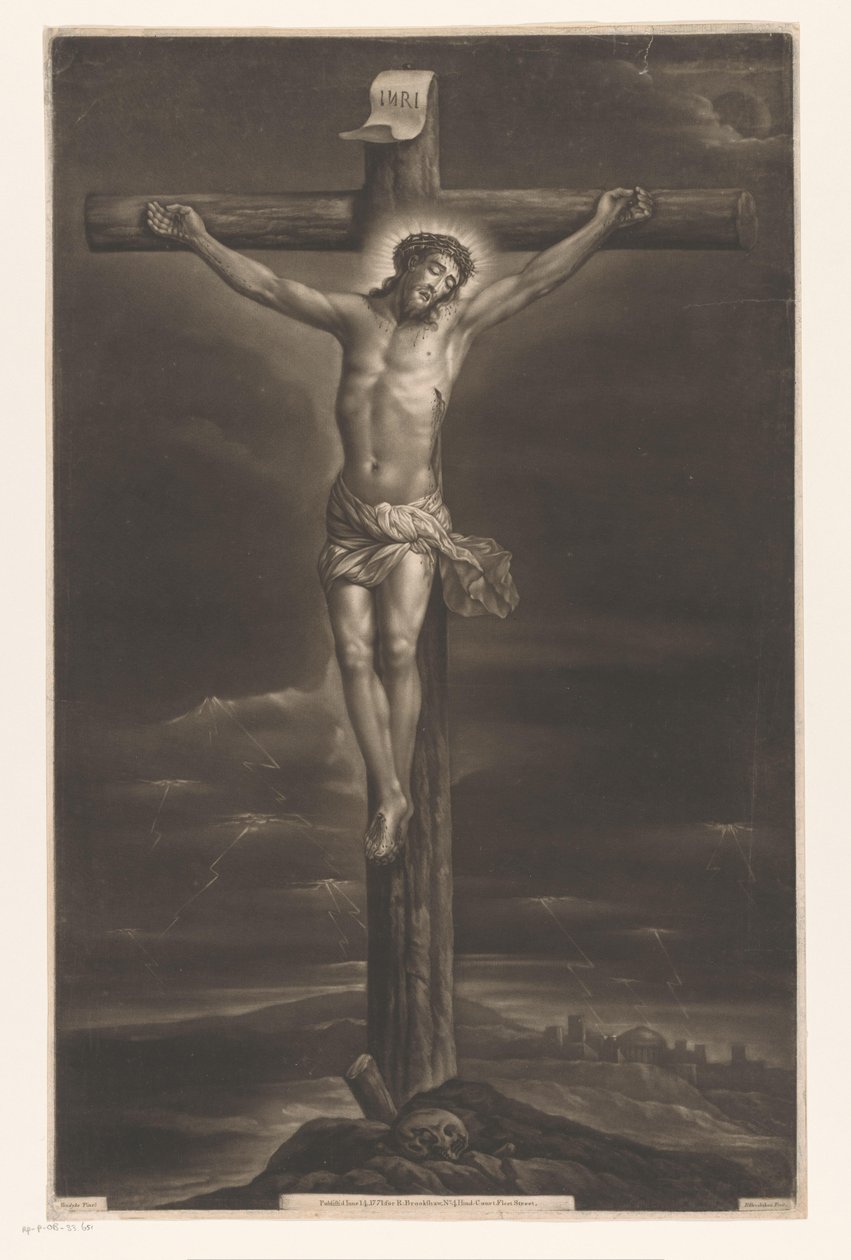 Christus aan het kruis door Richard Brookshaw