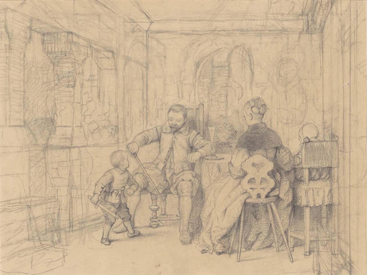 De Schermles [recto] door Richard Caton Woodville