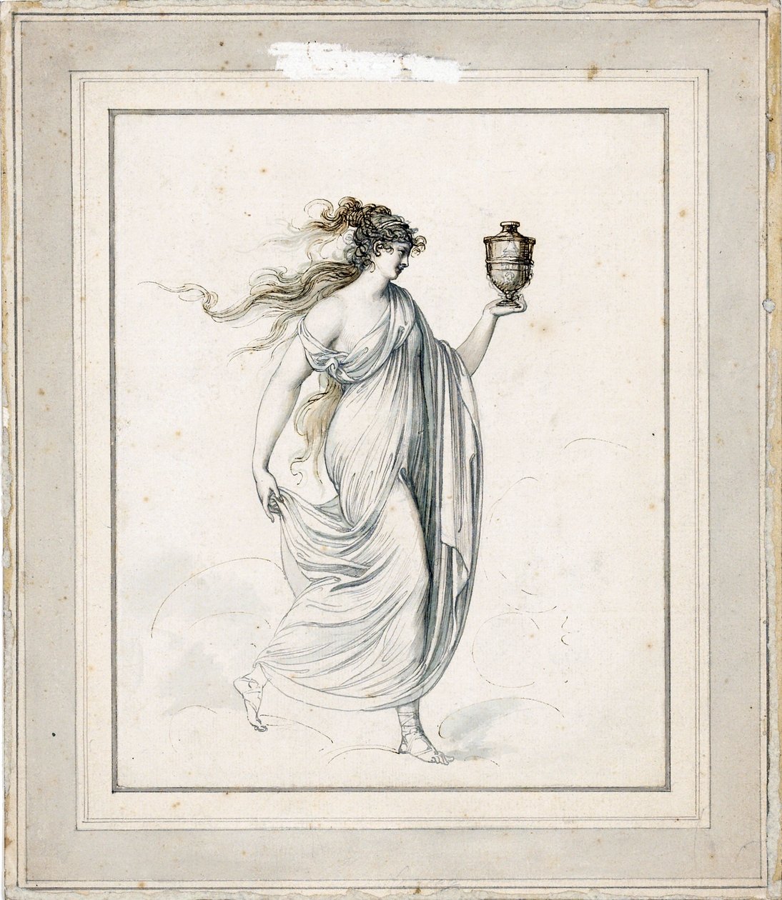 Portret van Lady Emma Hamilton door Richard Cosway
