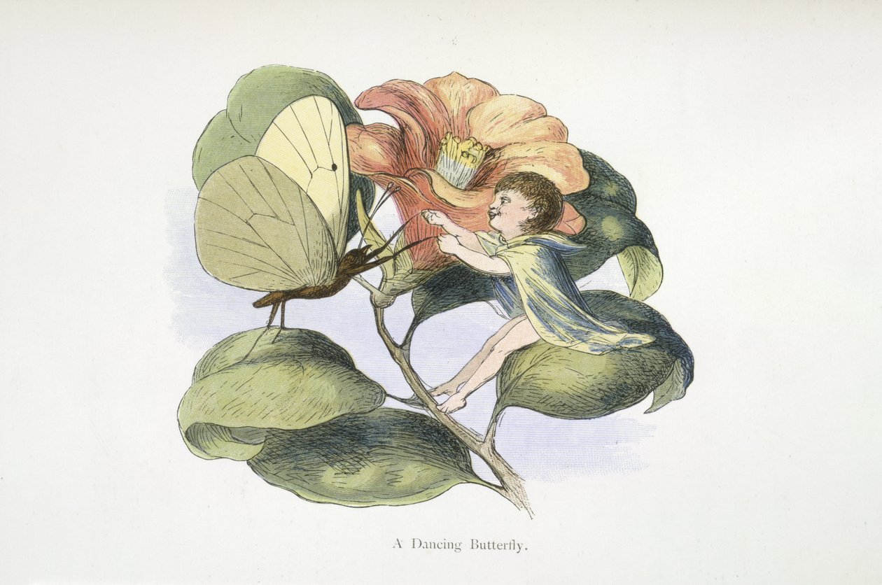 Een dansende vlinder door Richard Doyle