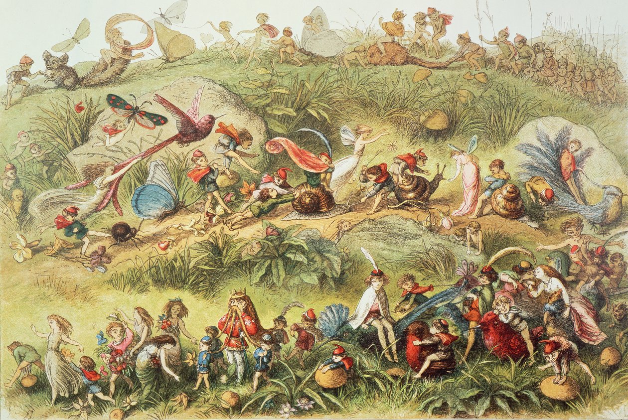 Triomfantelijke Mars van de Elfenkoning door Richard Doyle