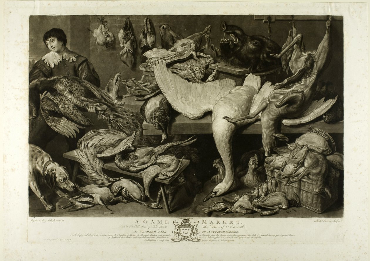 Spelmarkt door Richard Earlom