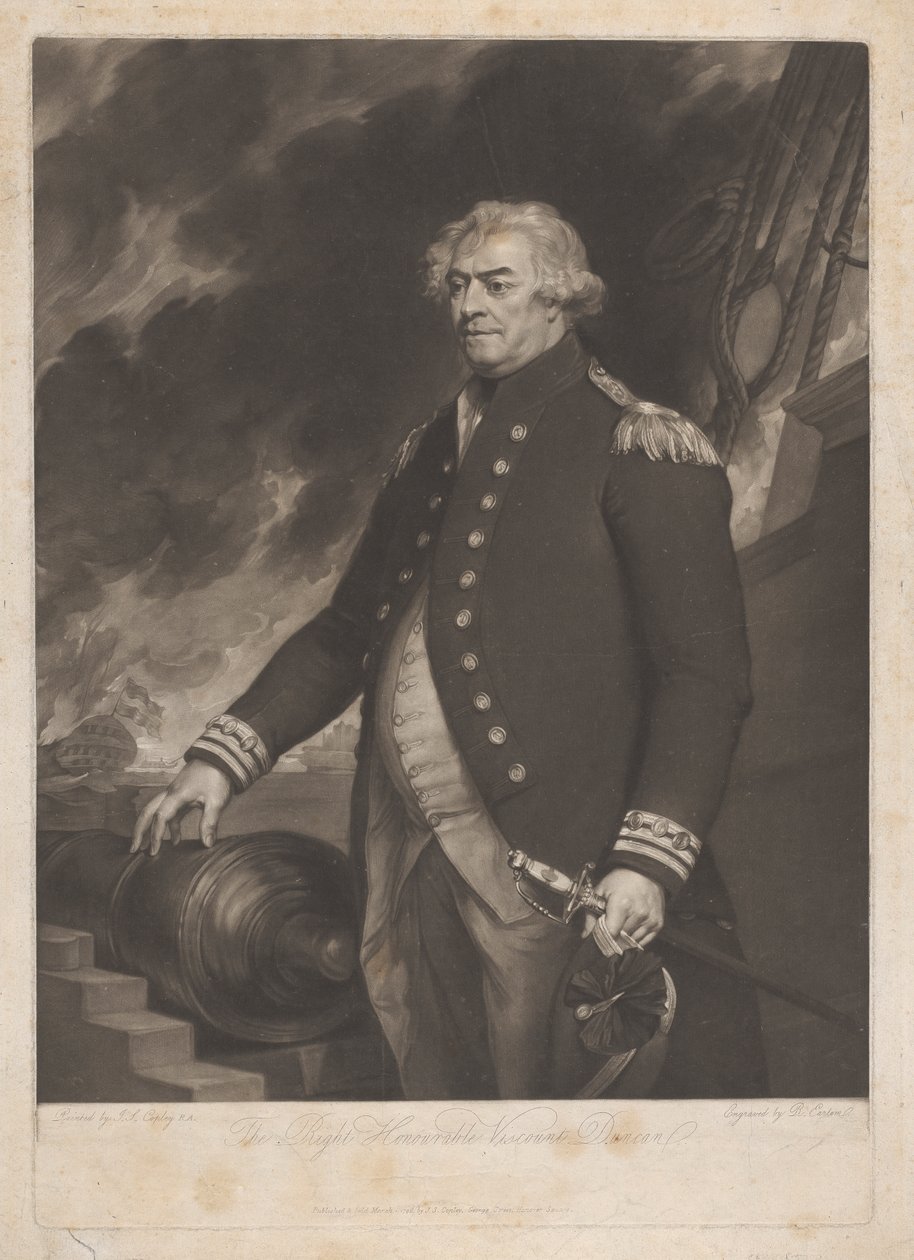 De Eerwaarde Viscount Duncan door Richard Earlom