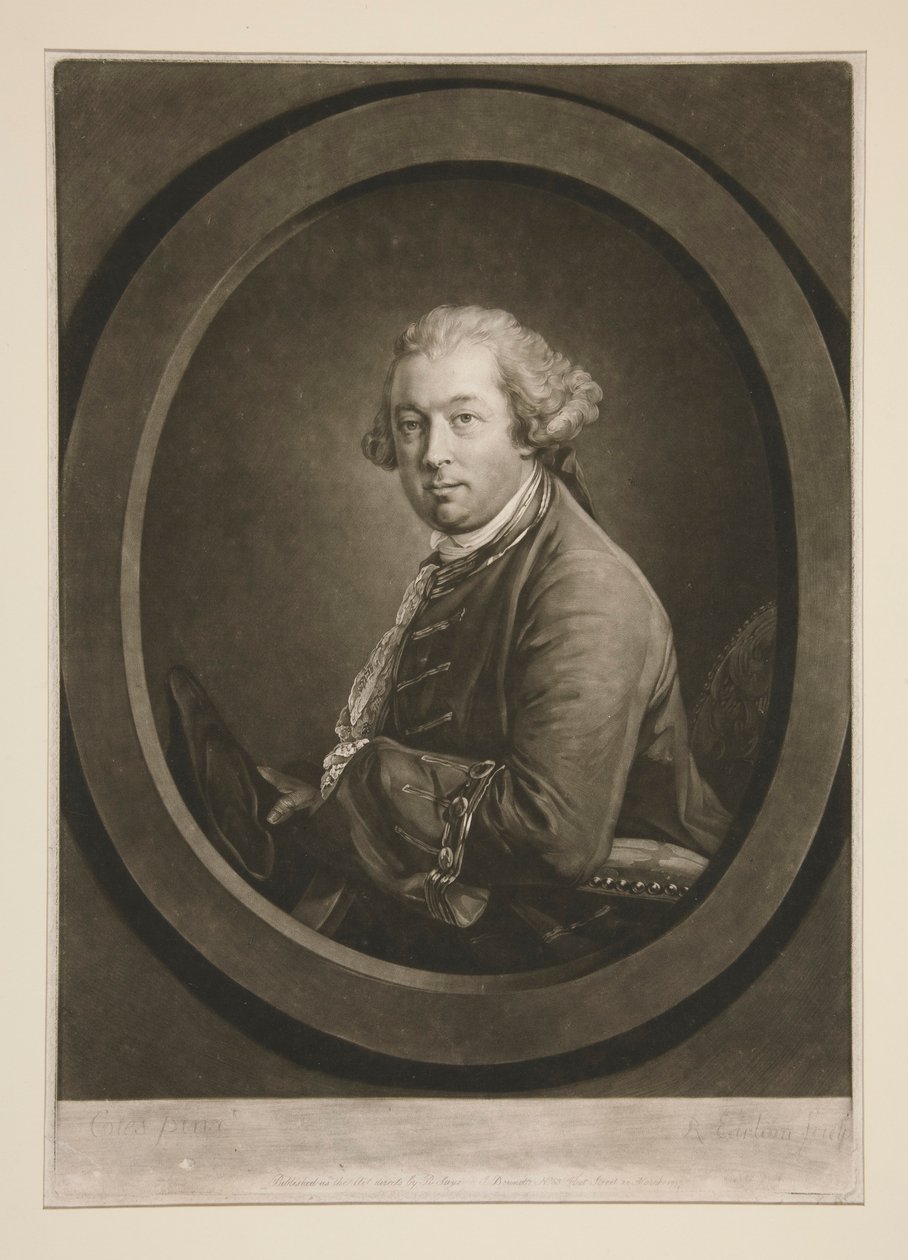Thomas Pownall door Richard Earlom