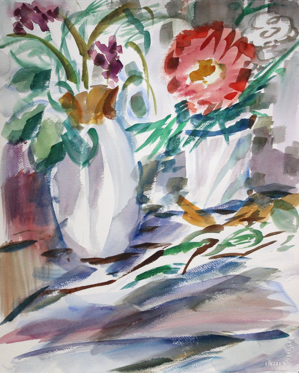 Stilleven met Schaduwen, 2014 door Richard Fox