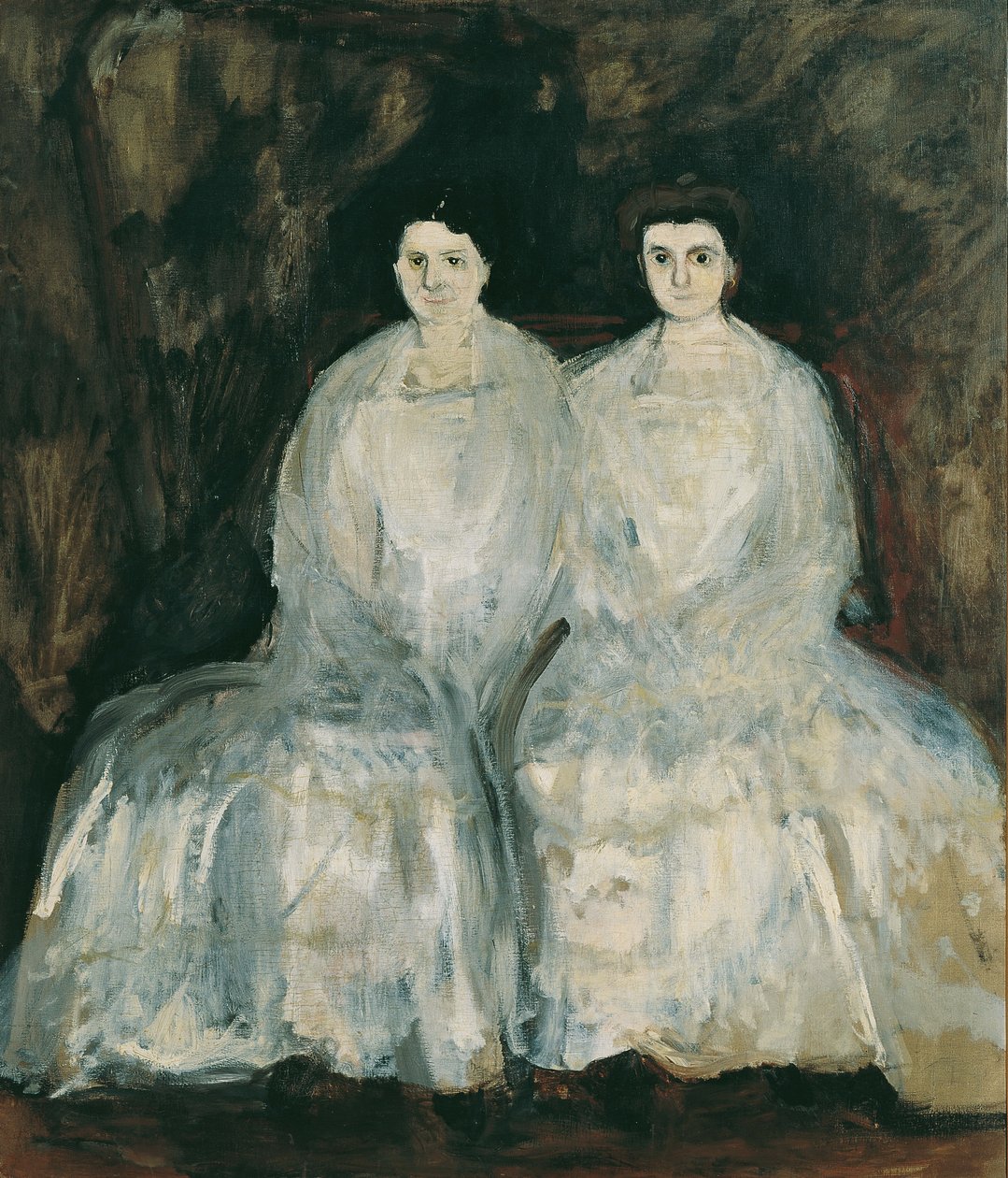 De zusters Karoline en Pauline Fey, 1905 door Richard Gerstl