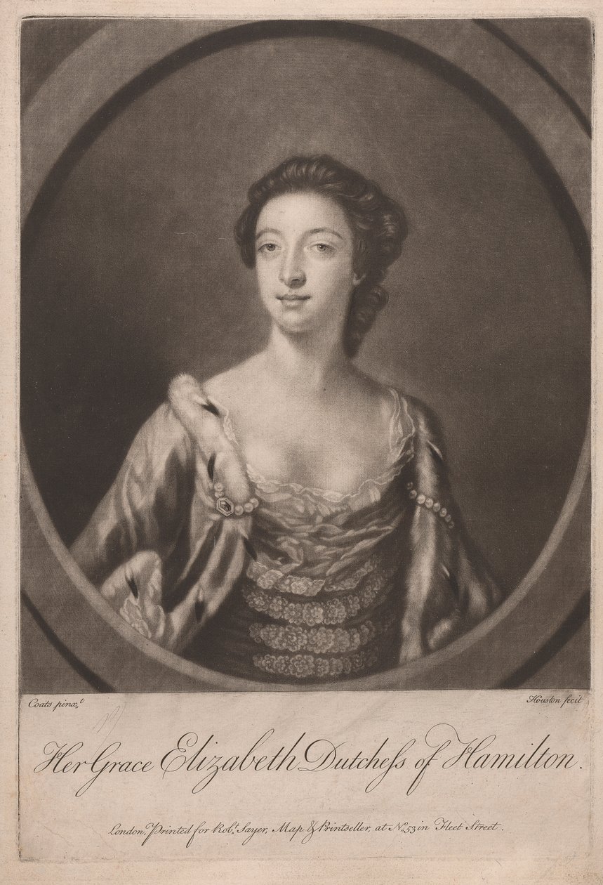 Hare Genade Elizabeth Hertogin van Hamilton door Richard Houston