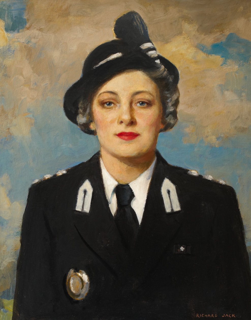 Muriel Elsie Gamage, c.1950 door Richard Jack