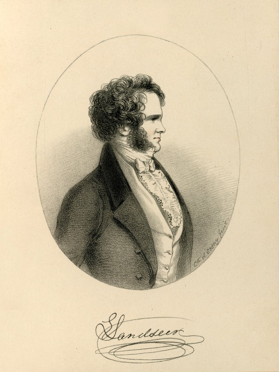 E. Landseer, ca. 1843 door Richard James Lane