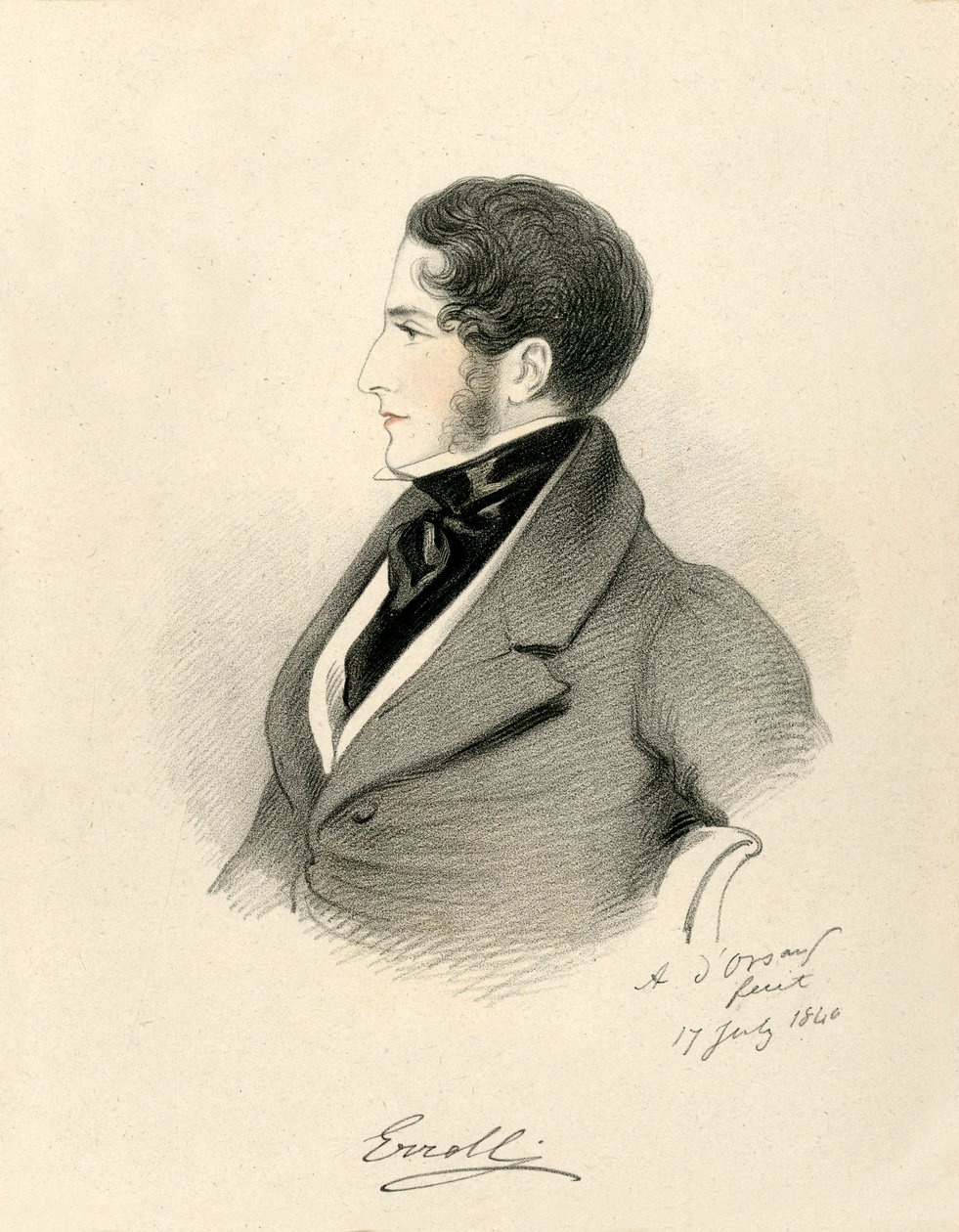 De Graaf van Erroll, 1840 door Richard James Lane