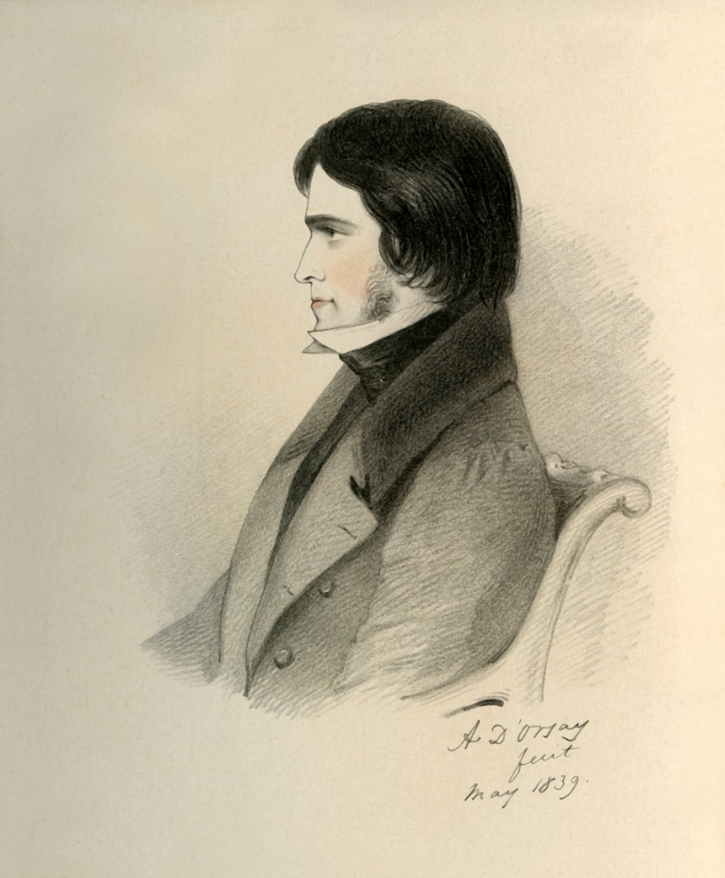 Thomas Carlyle Esquire, 1839 door Richard James Lane