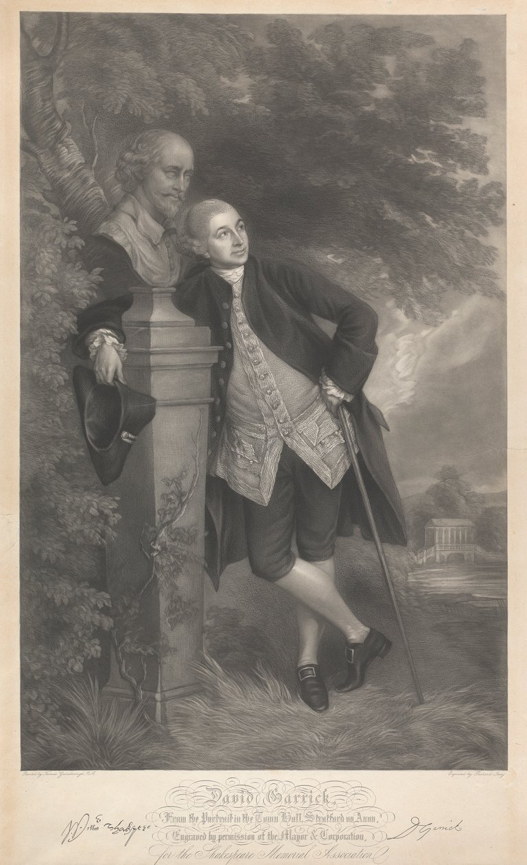 David Garrick door Richard Josey