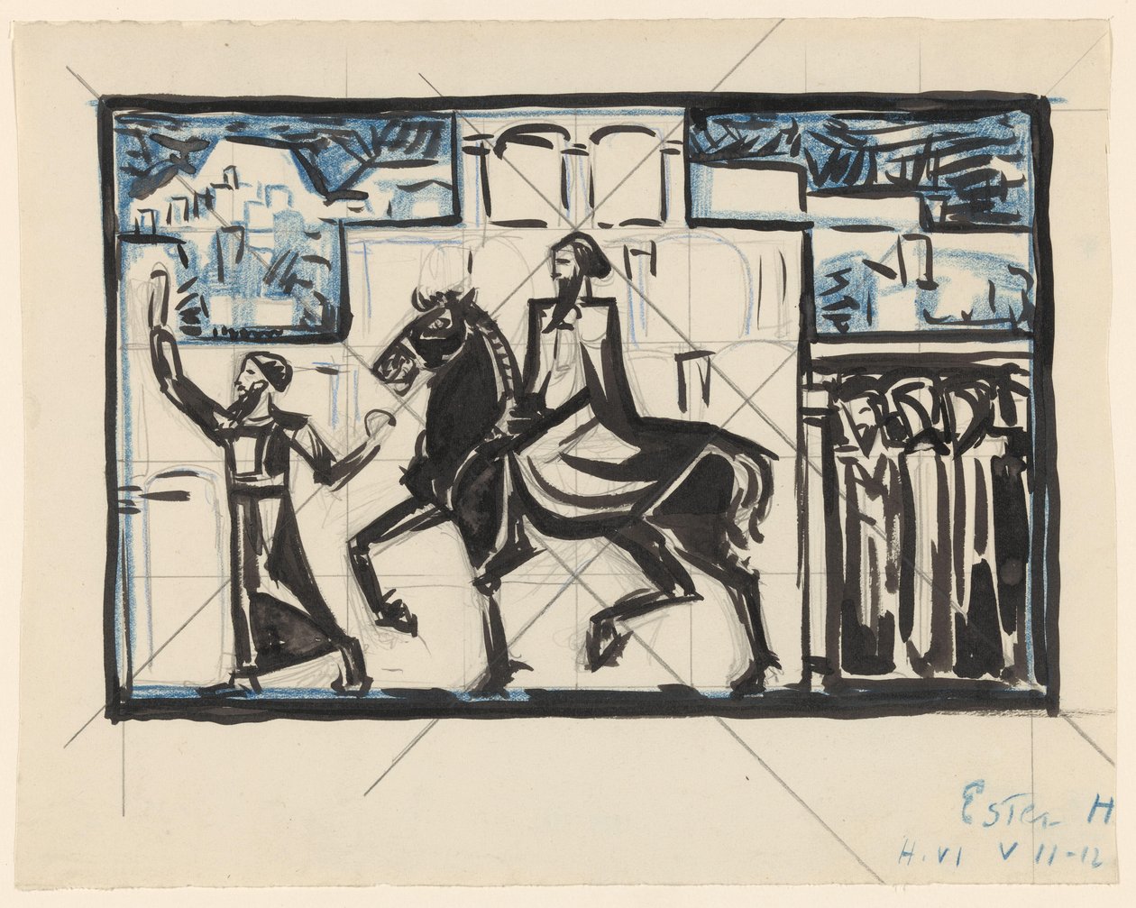 Triomf van Mordechai door Richard Nicolaüs Roland Holst (possibly)