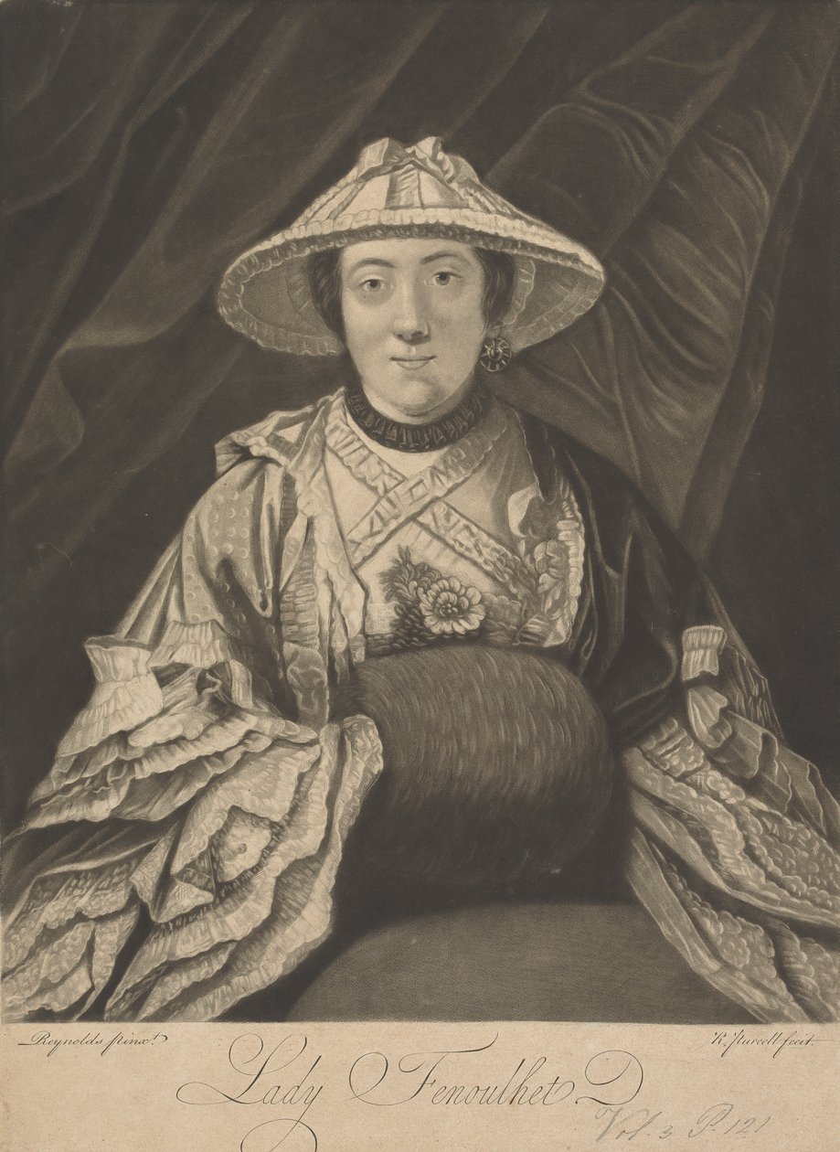 Lady Anne Fenoulhet (née Day) door Richard Purcell