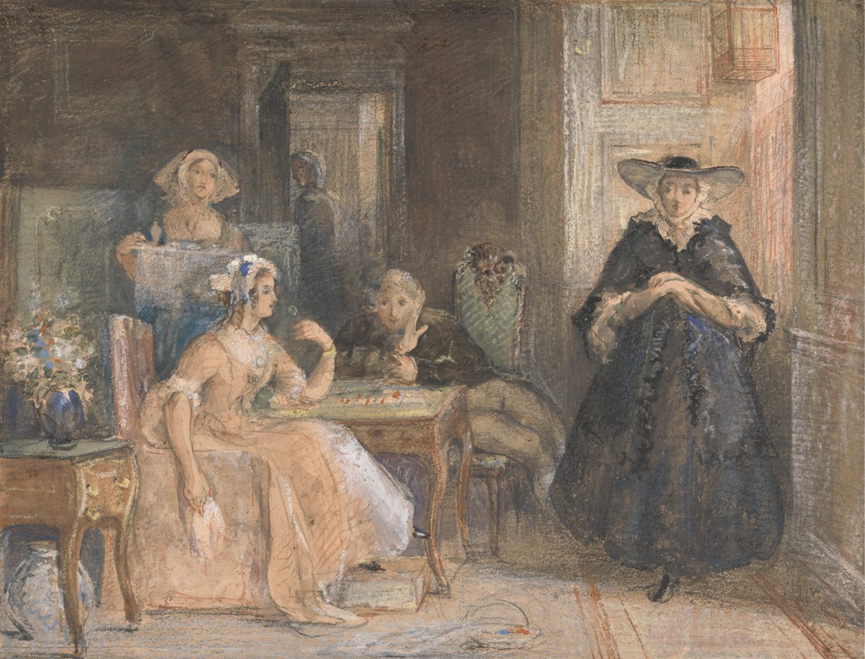 De verarmde dochter van de heer door Richard Redgrave