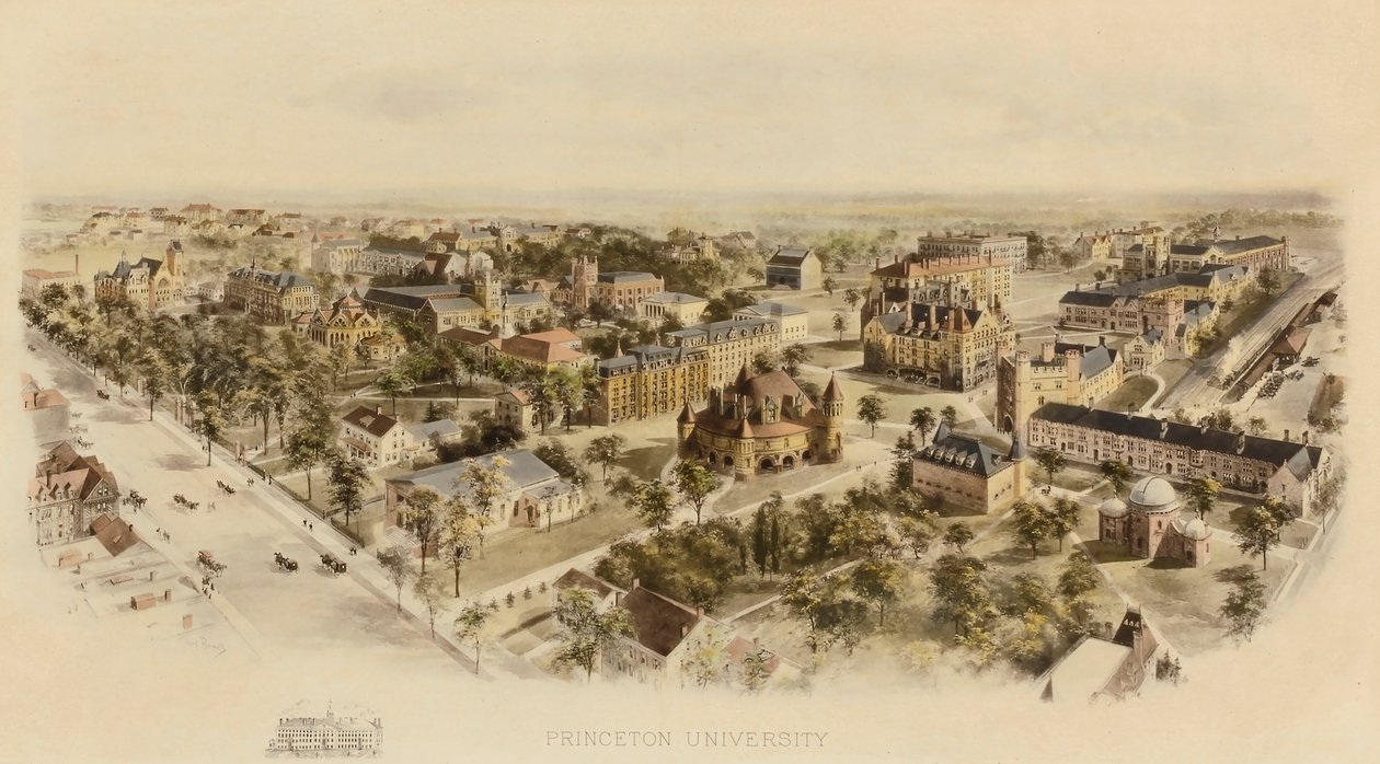 Universiteit van Princeton door Richard Rummell