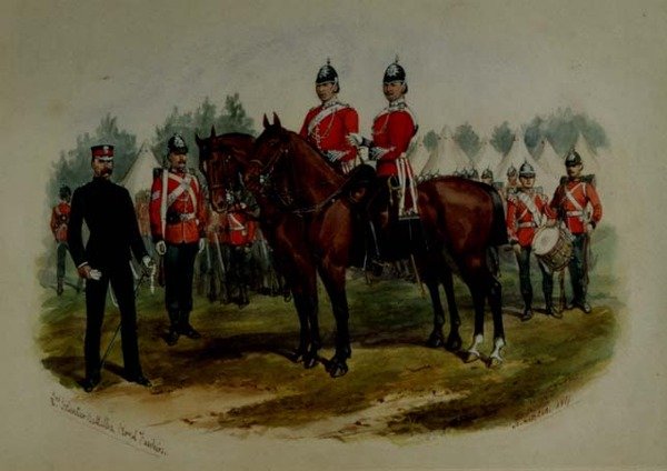 Tweede Vrijwilligersbataljon, Royal Fusiliers door Richard Simkin
