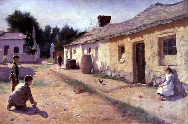 Het knikkerspel door Richard Thomas Moynan