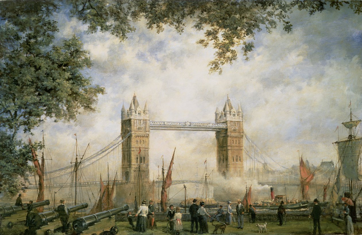 Tower Bridge: Vanaf de Tower of London door Richard Willis