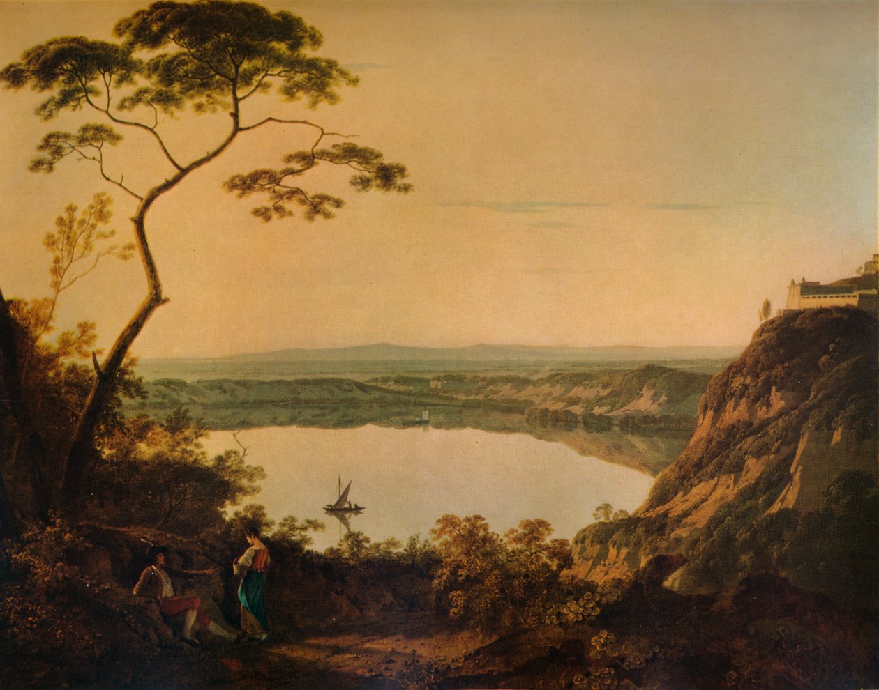 Meer van Nemi door Richard Wilson