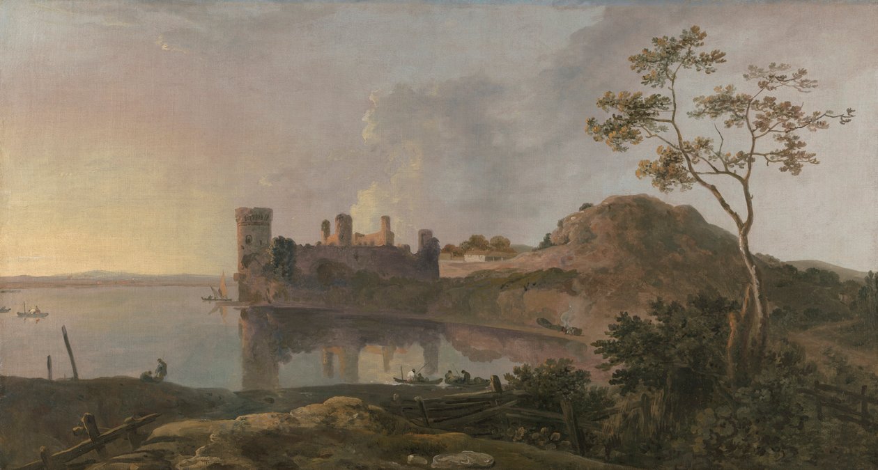 Een zomeravond (Caernarfon Castle) door Richard Wilson