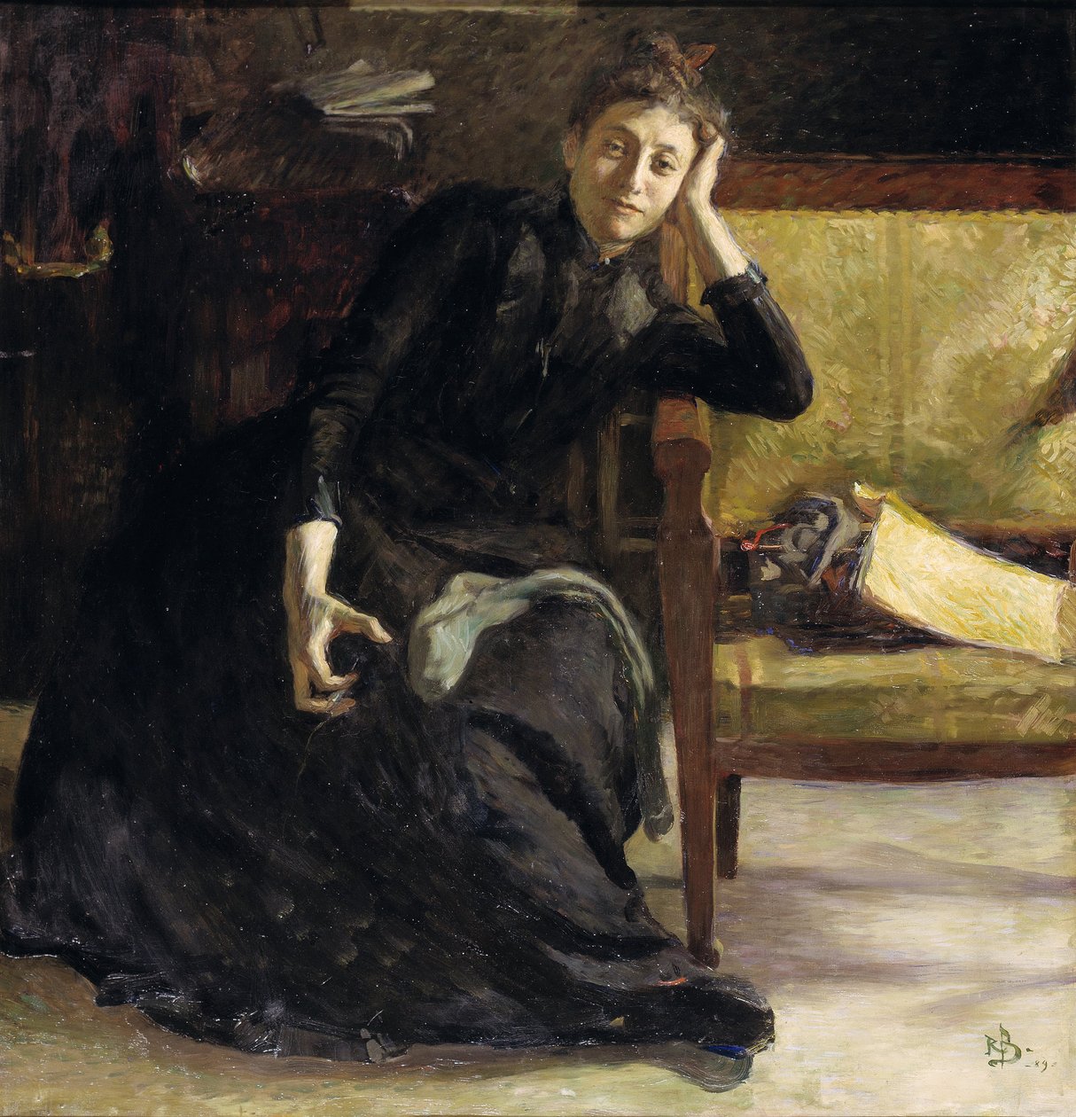 De Kunstenares Eva Bonnier door Rickard Bergh