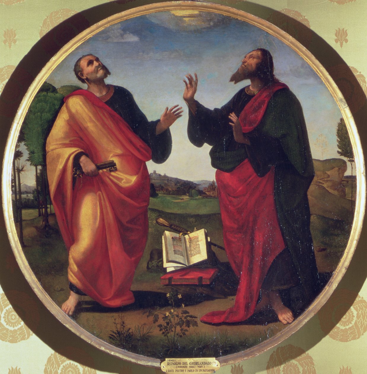 St. Peter en St. Paul door Ridolfo , Il Ghirlandaio