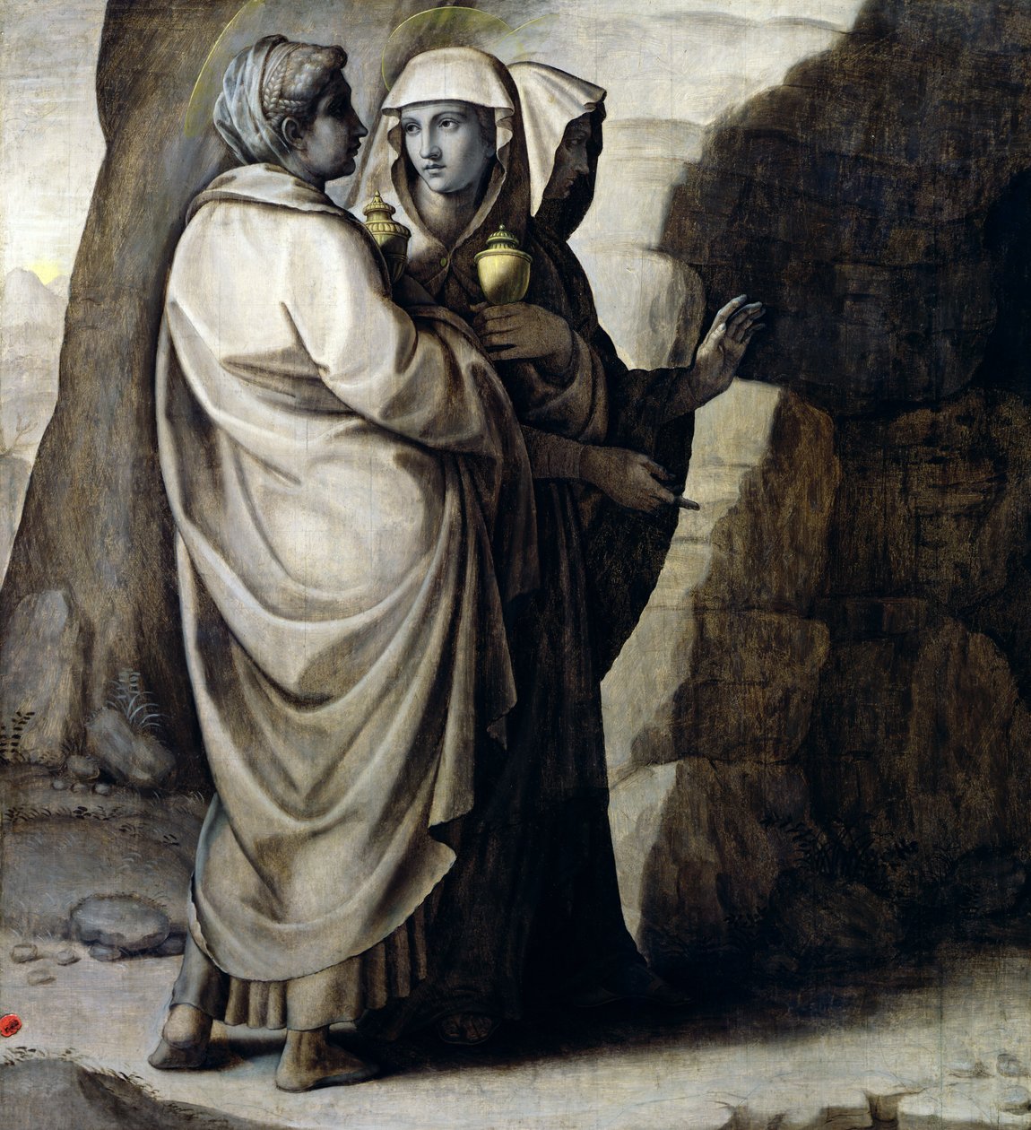 De Heilige Vrouwen bij het Graf door Ridolfo , Il Ghirlandaio