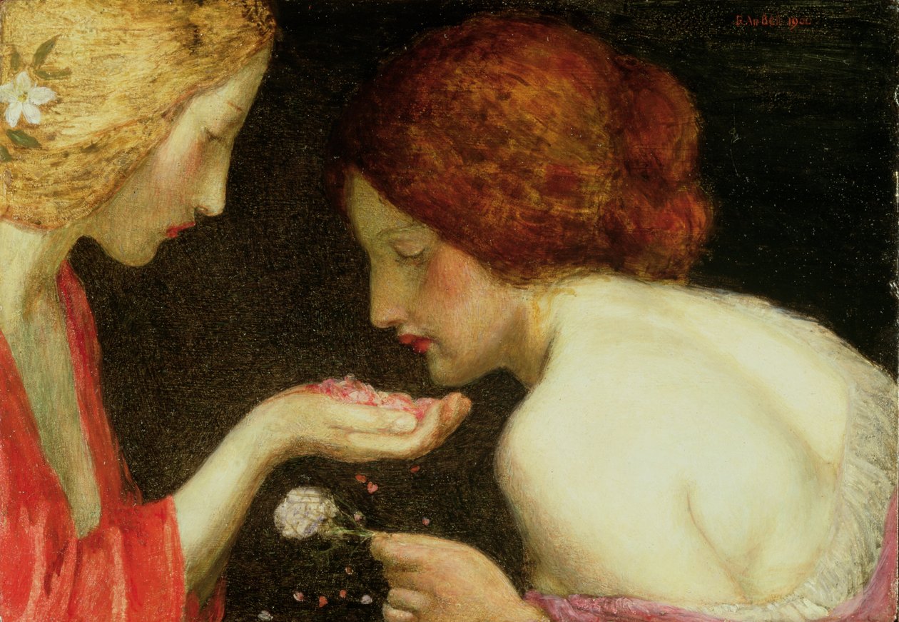 Rozenblaadjes, 1900 door Robert Anning Bell