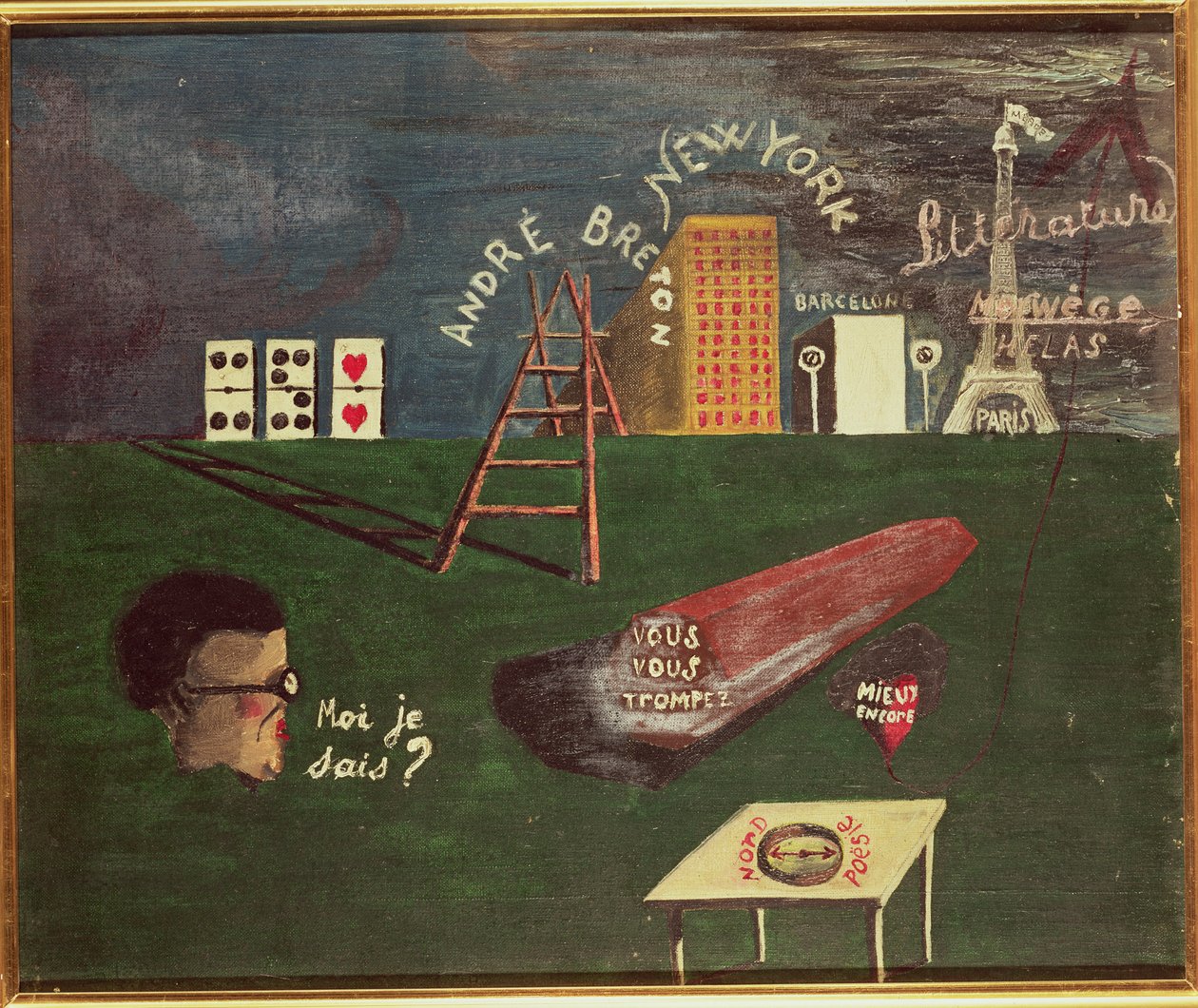 De Dood van Andre Breton, 1922 door Robert Desnos