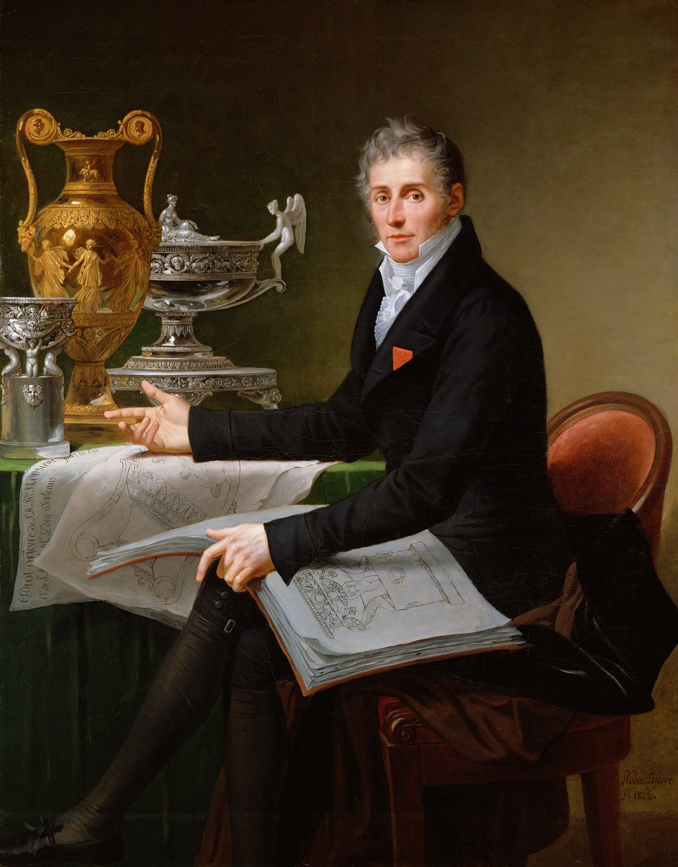 Jean-Baptiste-Claude Odiot, 1822 door Robert Lefevre