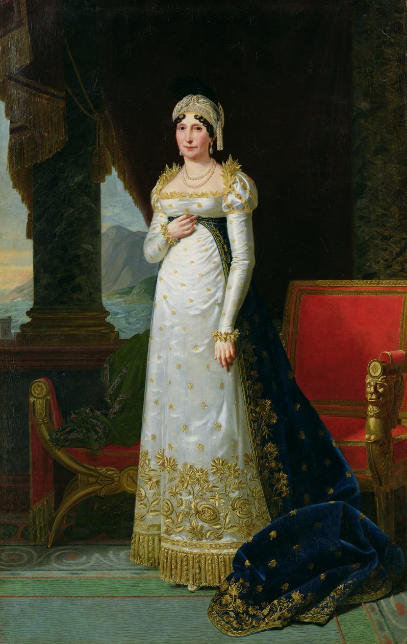 Marie-Laetitia Ramolino (1750-1836) 1813 door Robert Lefevre