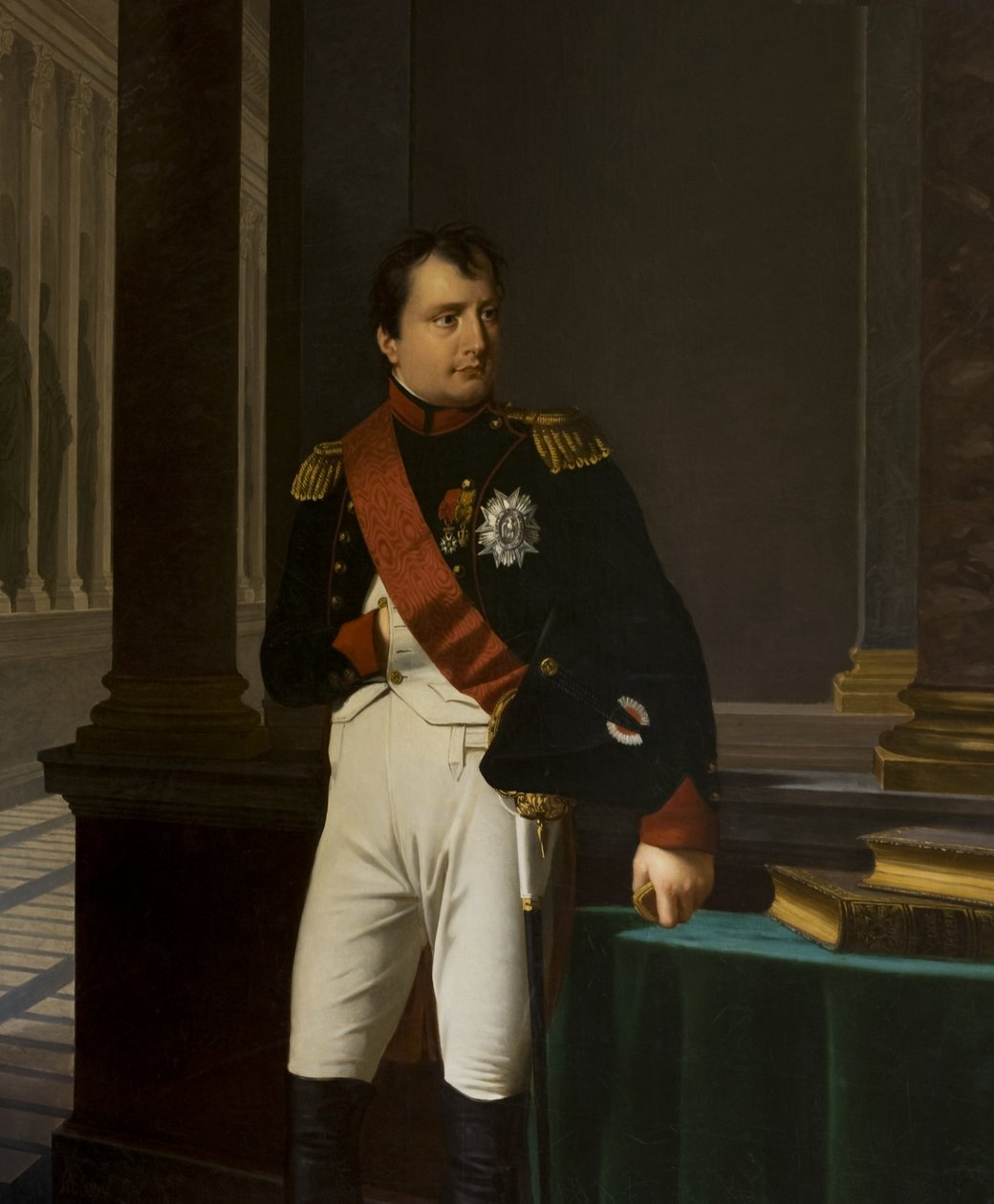 De Keizer Napoleon, 1813 door Robert Lefevre
