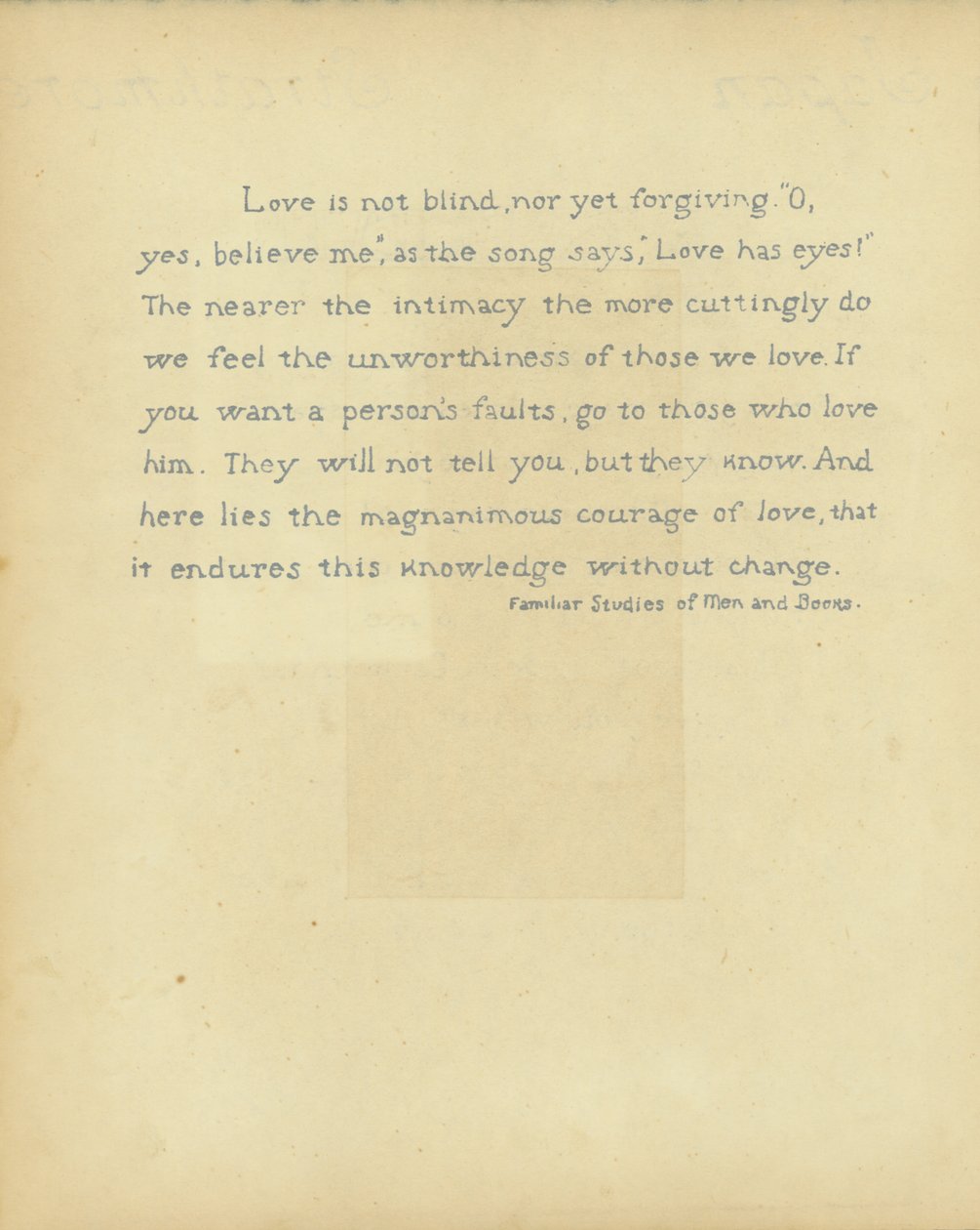 Citaat van Robert Louis Stevenson uit Familiar Studies of Men and Books door Robert Louis Stevenson
