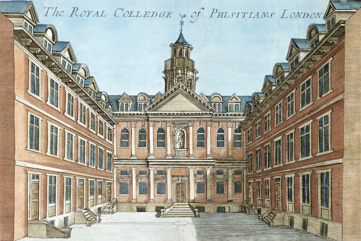 Het Royal College of Physicians, uit 