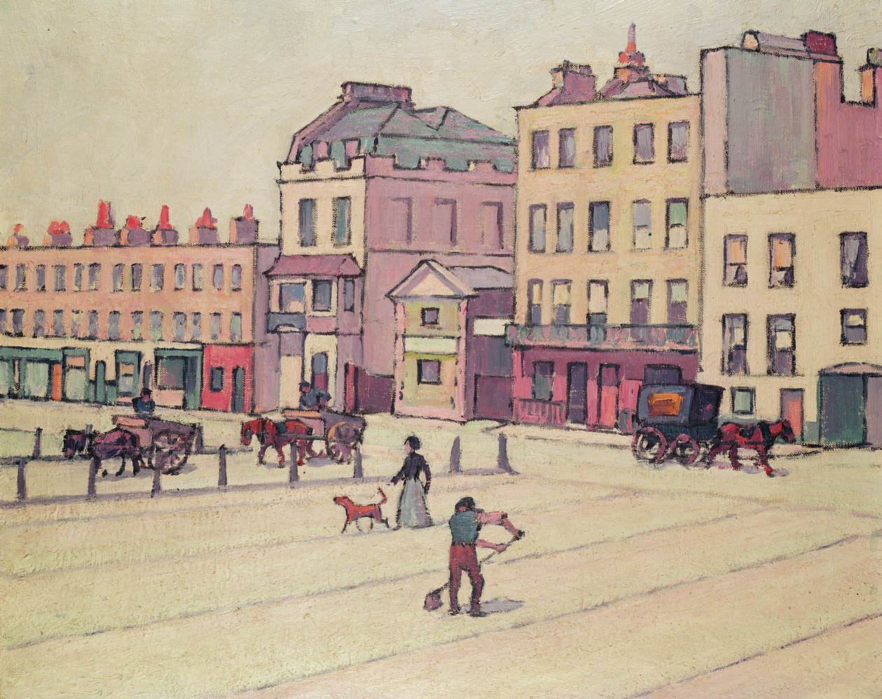 Cumberland Market door Robert Polhill Bevan